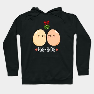 Egg Snog Cute Christmas Egg Nog Pun Hoodie